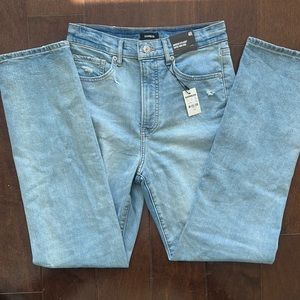 NEW Express Modern Straight Super High Rise Jean